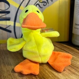 QUACKERS Ty Yellow Duck Plushie 🐥